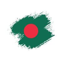 modern borstel beroerte Bangladesh vlag vector