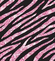 vector naadloos patroon van goud zebra tijger afdrukken