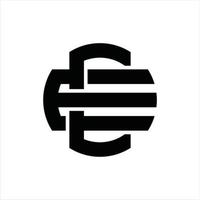 ee logo monogram ontwerp sjabloon vector
