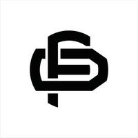 fd logo monogram ontwerp sjabloon vector