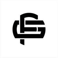 fg logo monogram ontwerp sjabloon vector