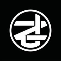 jz logo monogram ontwerp sjabloon vector
