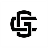 gc logo monogram ontwerp sjabloon vector