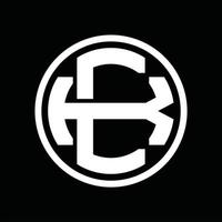 ck logo monogram ontwerp sjabloon vector