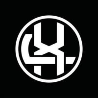 xl logo monogram ontwerp sjabloon vector