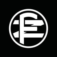 fz logo monogram ontwerp sjabloon vector