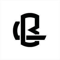 bl logo monogram ontwerp sjabloon vector