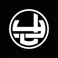 jy logo monogram ontwerp sjabloon vector