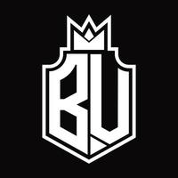 bv logo monogram ontwerp sjabloon vector