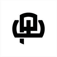 pw logo monogram ontwerp sjabloon vector