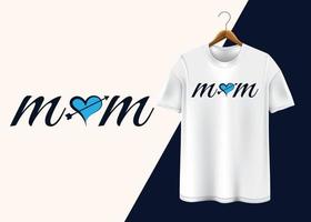 gelukkig moederdag t-shirt ontwerp vector