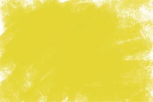 geel achtergrond met borstel beroertes van verf Aan canvas, abstract vector