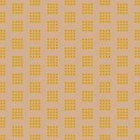 naadloos meetkundig patroon met gouden dots in pleinen Aan roze achtergrond. vector afdrukken voor kleding stof achtergrond, textiel
