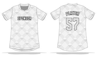 sport uniform patroon achtergrond ontwerp vector