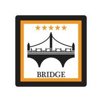 brug logo icoon ontwerp en bedrijf symbool vector