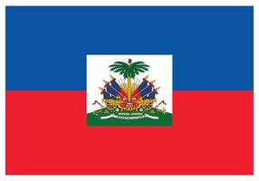 nationaal vlag van Haïti - vlak kleur icoon. vector