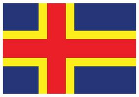 nationaal vlag van een land - vlak kleur icoon. vector