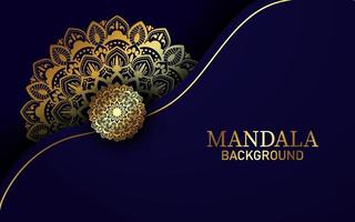 luxe decoratieve mandala ontwerp achtergrond vector