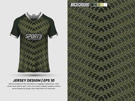 voetbal Jersey ontwerp voor sublimatie, sport t overhemd ontwerp, sjabloon Jersey vector