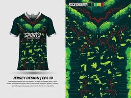 voetbal Jersey ontwerp voor sublimatie, sport t overhemd ontwerp, sjabloon Jersey vector