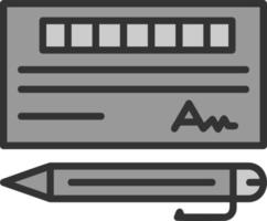 bank controleren vector icoon ontwerp