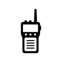 walkie talkie radio icoon voor veiligheid bewaker draadloze communicatie vector