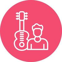 gitarist vector icoon ontwerp