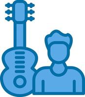 gitarist vector icoon ontwerp