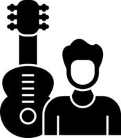 gitarist vector icoon ontwerp