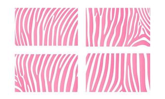 roze zebra dier huid afdrukken vector