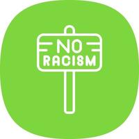 Nee racisme vector icoon ontwerp