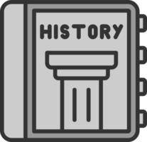 geschiedenis vector icoon ontwerp