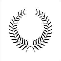 circulaire rijst- logo geïsoleerd Aan wit achtergrond. rijst- bedrijf logos en symbolen met uniek en divers vormen. circulaire rijst- logo vormen vector