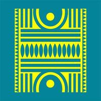 tribal patroon vorm patroon. wereld cultuur tribal motief ontwerp. abstract ontwerp met uniek vorm patroon. elegant en futuristische batik motief. vector