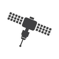 satelliet icoon, transmissie vector illustratie