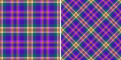 plaid structuur vector. naadloos patroon kleding stof. textiel controleren achtergrond tartan. vector