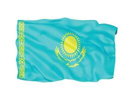 3d Kazachstan vlag nationaal teken symbool vector