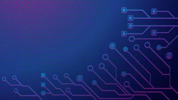 cyberpunk stroomkring bord achtergrond ontwerp sjabloon. abstract technologie vector illustratie. sci-fi pcb spoor gegevens overdracht ontwerp concept.