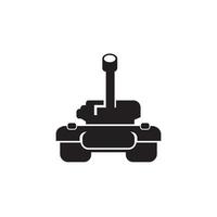 strijd tank icoon logo vector ontwerp sjabloon