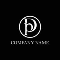 brief dp logo ontwerp inspiratie, schoon en knap brief naam logo vector