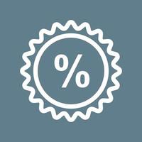 percentage lijn kleur achtergrond icoon vector