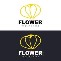 bloem logo, bloem tuin ontwerp met gemakkelijk stijl vector Product merk, schoonheid zorg, natuurlijk