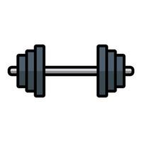 barbell icoon ontwerp vector sjabloon