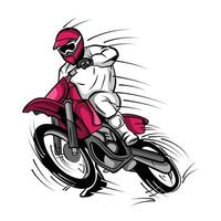 rood moto spoor illustratie vector