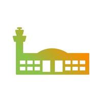 luchthaven gebouw vector icoon