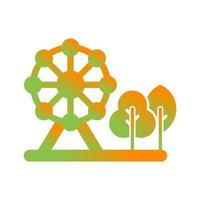 park vector pictogram