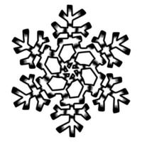 sneeuwvlok vector icoon Aan transparant achtergrond. perfect voor logo's, pictogrammen, stickers en meer