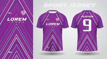 Purper roze sport Jersey ontwerp vector