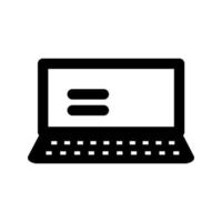 laptop vector pictogram