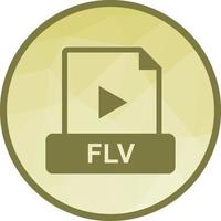 flv laag poly achtergrond icoon vector